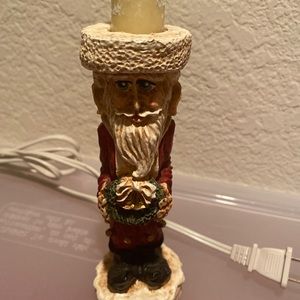 Vintage Santa old world  electric light
